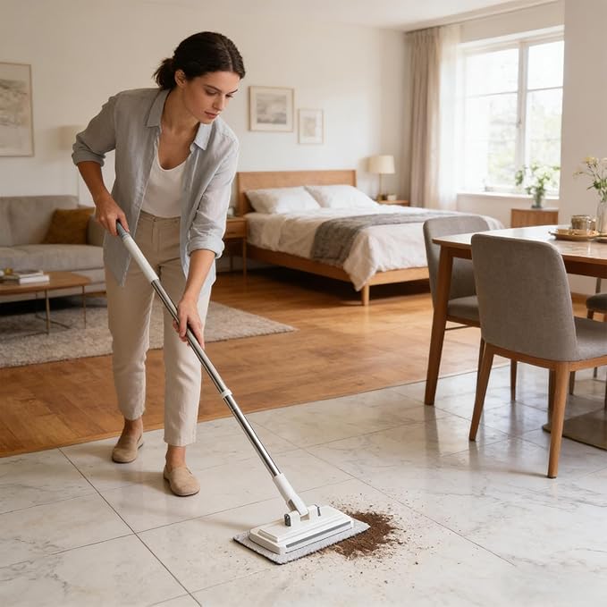 Mini Mop Zero-Touch Clip Design 16x95cm 16x110cm 16x135cm No Wash Mops Zero Touch Mini Mops Wet Or Dry Cleaning Versatility for Home Kitchen Bathroom Or Living Room