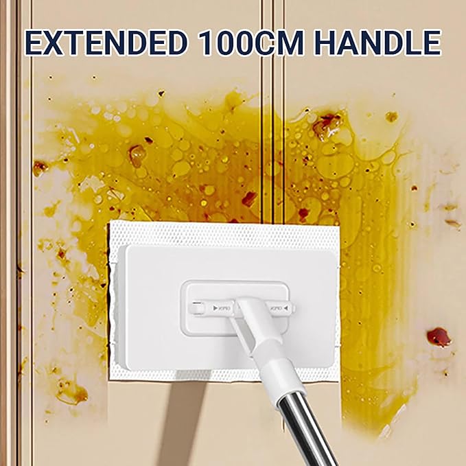 Disposable Dust Mop with 10 Reusable Cloths