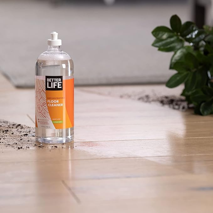 Better Life Tub and Tile Cleaner 32 Oz Pack of 2 + Floor Cleaner Citrus Mint 32 Oz Pack of 1