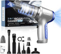 Saker Car Vacuum Portable Cordless 15000PA3 in 1 Handheld Vacuum with Brushless Motor for Car Office and Home Cleaning Blue HL107B