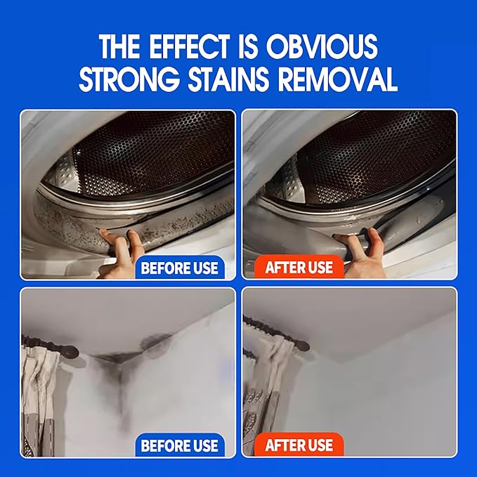 LANWEXY-Highly Effective Removal SprayWall Cleaner Spray-Bathroom Foam Cleaner for ShowerWallCeilingWoodKitchensTileKiller with Prevention Inhibitor-2 bottles