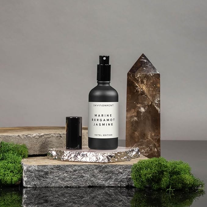 ENVIRONMENT Inspired by 5-Star Resort RC Room Spray 100ml Air Freshener (Marine | Bergamot | Jasmine) Home Fragrance Accessories Room Perfume Room Deodorizer Vegan &amp Cruelty-Free