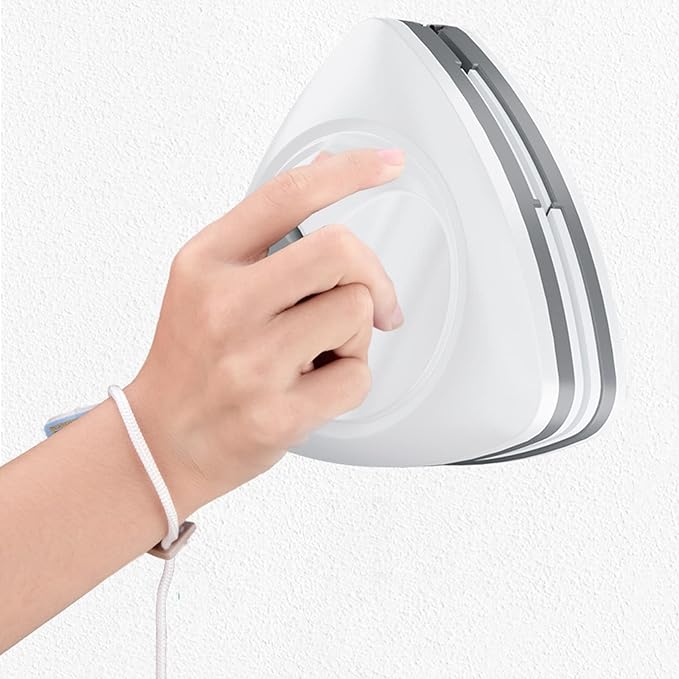 Magnetic Window Cleaner Glass Wiper 10-Files Adjustable Thickness 15-40Mm Double Side Strong Magnetic Window Cleaning Tool for High-Rise and Car Glazed Window