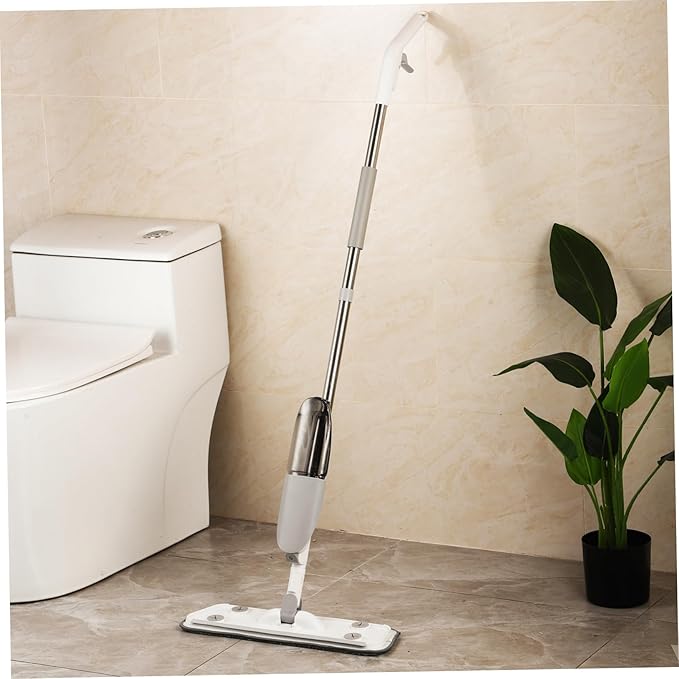 Wet Dry Microfiber Mop for Efficient Floor Cleaning Versatile Mop for Hardwood Tile and Marble with Washable Pads Water Tank for Easy Use