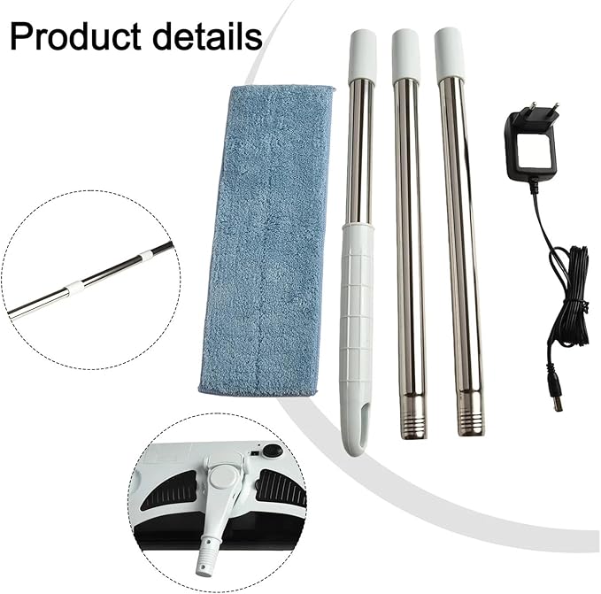 2-in-1 Electric Vacuum Cleaner And Mop Home Handheld Sweeper Ideal For Carpets And Hard Floors