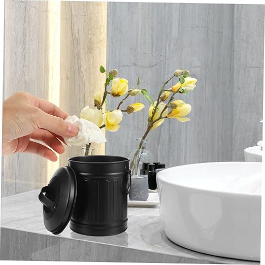 Simple Design Pencil Cup Desk Organizer Kitchen Trash Cans Small Wastebasket Material Multi-use