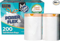 Member- Mark 13-Gallon Tall Kitchen Trash Bags – PowerFlex Style Drawstring Closure Fresh Scent 200 Count – Custom bundled
