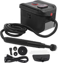 1500W Handheld Steam Cleaner Portable High Temp Steam Cleaning Machine 3 Gears Steam Setting 13s Heat-Up/4.5BAR High Pressure Steam Cleaner for Walls Car Detailing Tile (Black)