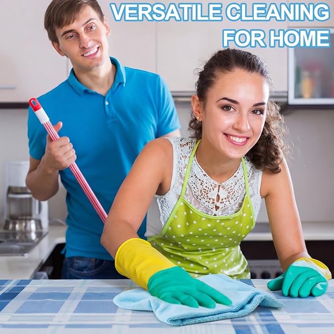 Nuenen Cleaning Cloths for Cars 16 x 16 Inch Ultra Absorbent Towels Drying Microfiber Reusable Cleaning Supplies House Kitchen Window Microfiber Towel(Light Blue60 Pcs)