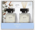 ipuro - Essentials Cotton Fields Room Fragrance 2 x 50 ml | Room Freshener with Star Anise Vanilla Flower &amp Geranium Rose Violet Cedar Wood Fragrance Aroma | Diffuser with Sticks | Air Freshen