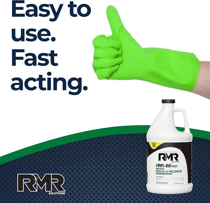 RMR-86 Pro Contractor Grade Mold Stain &amp Mildew Stain Remover and RMR Botanical Disinfectant Cleaner Mold Remover Bundle