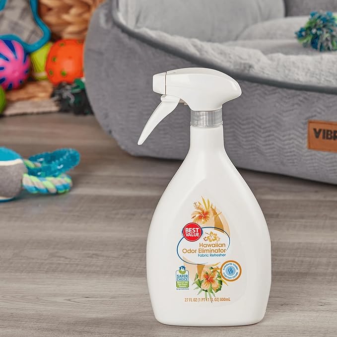 Hawaiian Fabric Air Refresher 27 fl oz – Tropical Fresh Scent Odor Eliminator Spray for Fabrics Carpets &amp Upholstery – Refresh Clothes Bedding &amp Rooms with Long‑Lasting Freshness - (Pack of