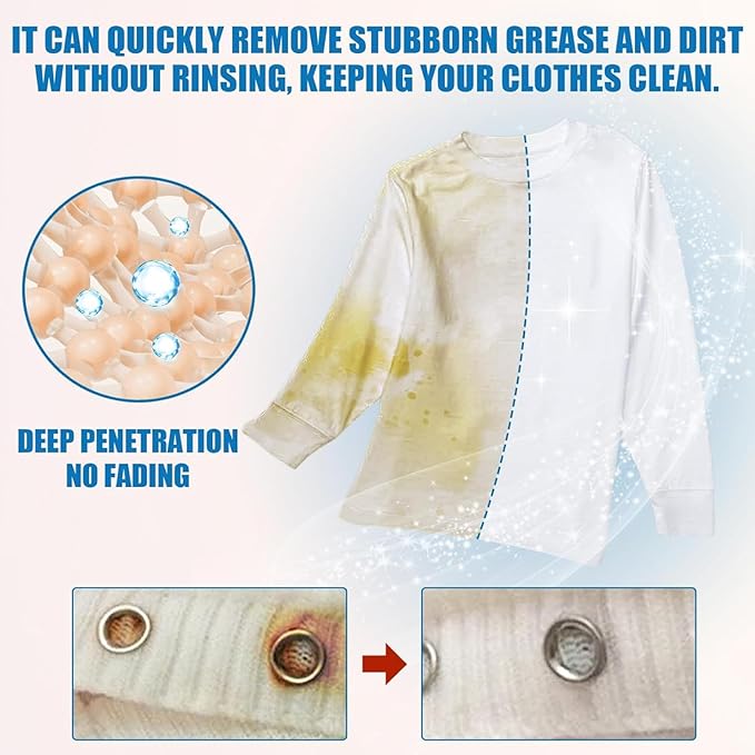 Clothing Emulsifier Stain Remover300ml Non Ionic Emulsifier Clothing CleanerPowerful Clean Shop Clothings Emulsifiersfor Grease Oil Food On Clothes And Shoes (3p'c's)