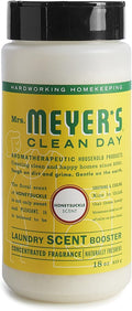 MRS. MEYER'S CLEAN DAY Laundry Booster Pair with Liquid Laundry Detergent Or Detergent Pods Honeysuckle 18 oz