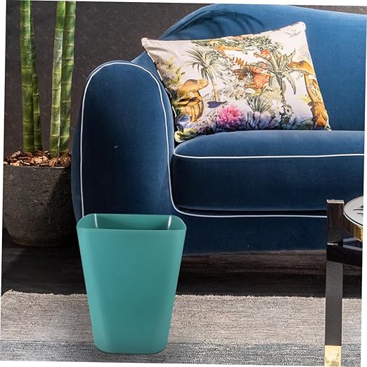 2Pcs Plastic Trash Cans Large Capacity Open Top Garbage Bins for Kitchen Bathroom Office Thickened Material Wastebaskets for Household Organization