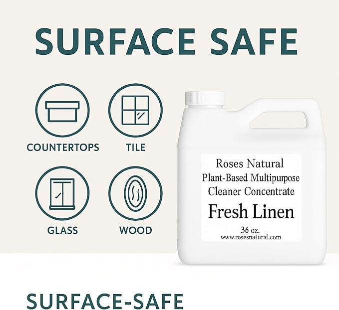 Multipurpose Cleaner Concentrate 36 oz | Plant-Based Biodegradable Streak-Free Cleaning for Kitchen Bathroom Floors &amp Glass. Made in the USA (Vanilla Pumpkin)
