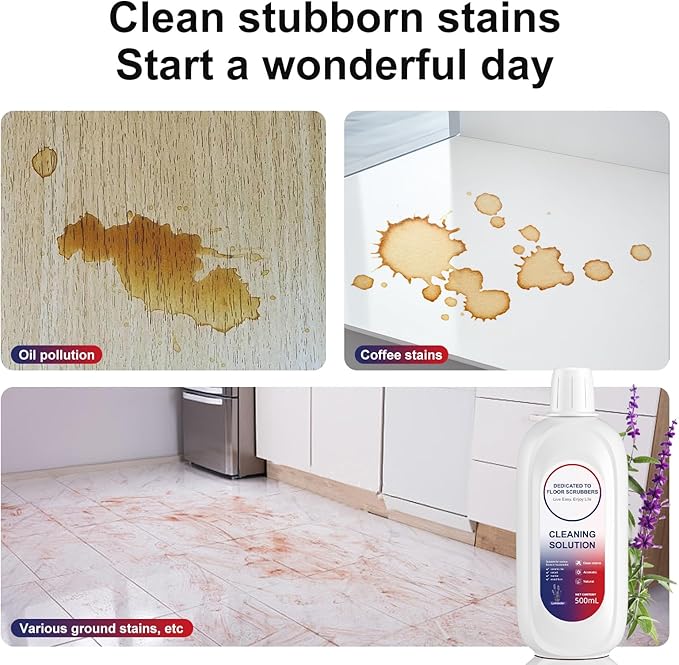 Floor Cleaning Solution Compatible With Tineco Deep Cleans for Multiple Hard Floors Suitable With All Robot Vacuums with Mopping and Cordless Wet/Dry Vacuum Mop Cleaner (New Lavender 2 Bottle)