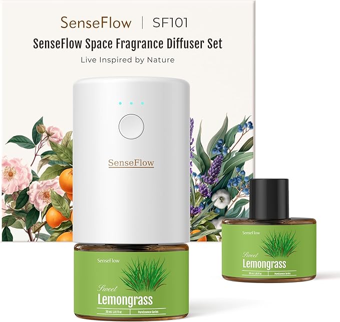 Home Scent Refill for Space Fragrance Diffuser SF101/SF101S Up to 120 Days of Premium Fragrance per Refill Household Essential 1 Pack Clary Sage