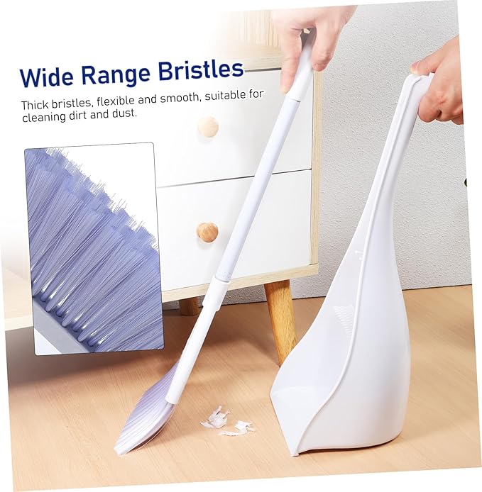 GLEAVI 1Set Mini Broom and Dustpan Small Household Cleaning Tools for Mess Cleanup Compact Desktop Use with Freestanding Design and Construction for Rv