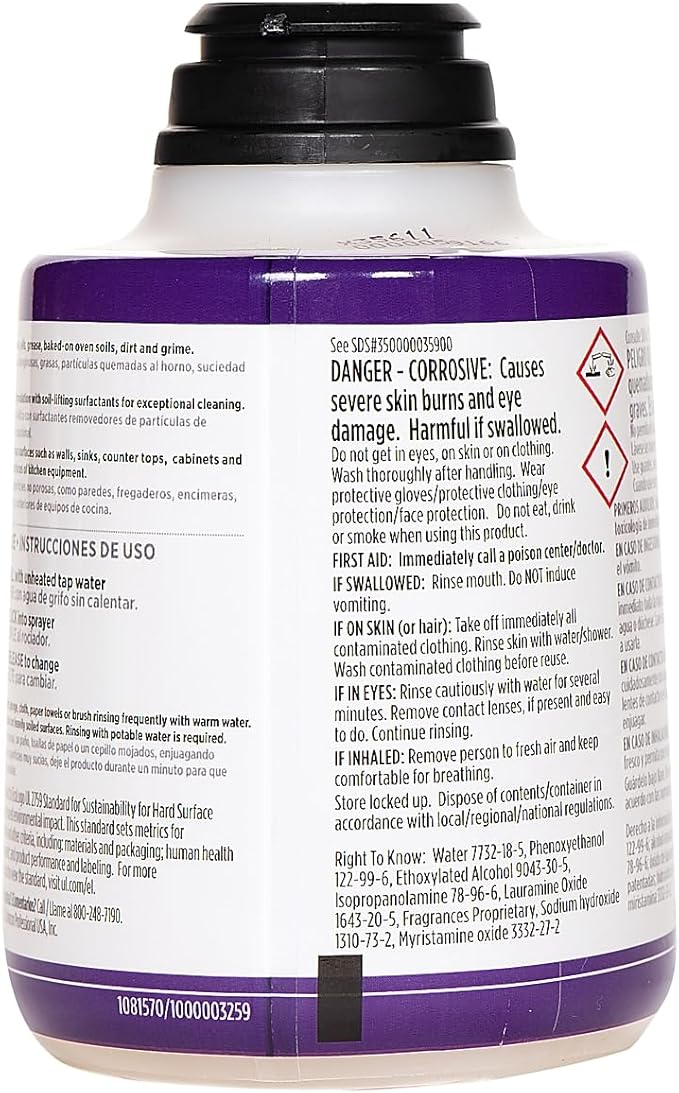 SC Johnson Profesional TruShot 2.0 Power Cleaner &amp Degreaser Clean Fresh Scent 10 oz. 4/Carton (315386)