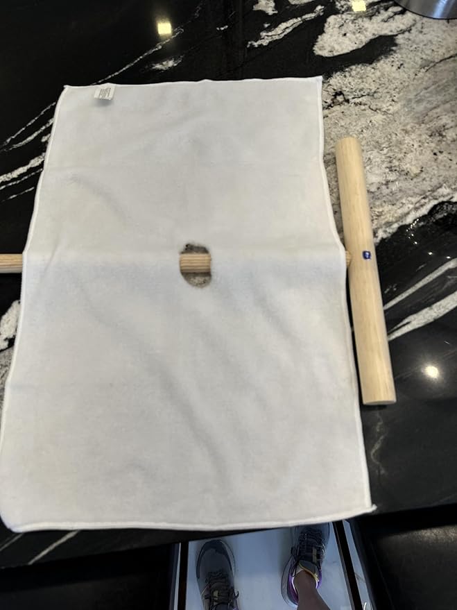 Set of Two Wood Stick MOP. The Cuban mop Stick in T Shape. It is The Traditional Cuban mop. Palo de atrapear Cubano with one Microfiber