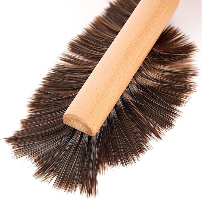 Whisk Broom Hand Held Bench Brush Encrypted Bristles for Hand Broom Extended Handle for Easy Holding Drafting