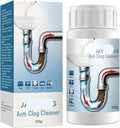 Multi-Purpose Drain Cleaner for Home Use - Kitchen &amp Toilet Pipe Unclogger Dissolves Grease Oil &amp Debris Without Damaging Pipes(1PCS)