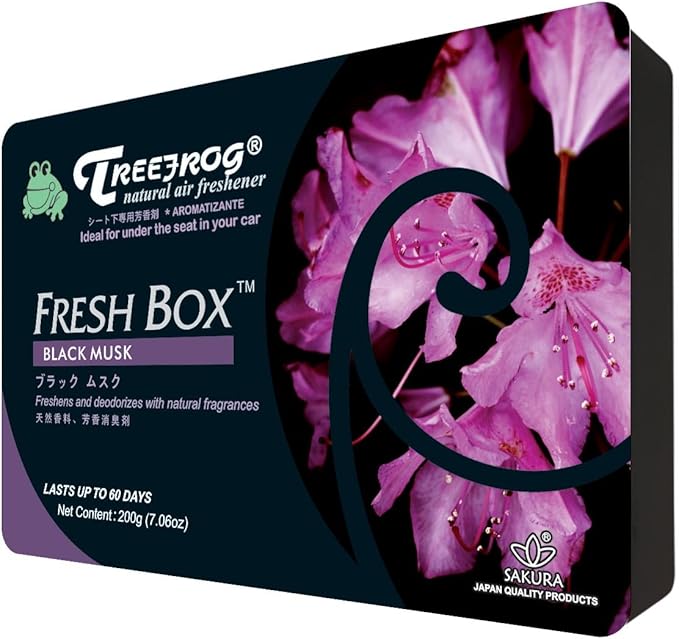 Treefrog Fresh Box 9 packs Assorted Scent Apple Squash Lavender Lemon New Car Marine Squash White Peach Black Squash Cherry Musk Scents Tree frog JDM Last Long Car Air Freshener Big Savings