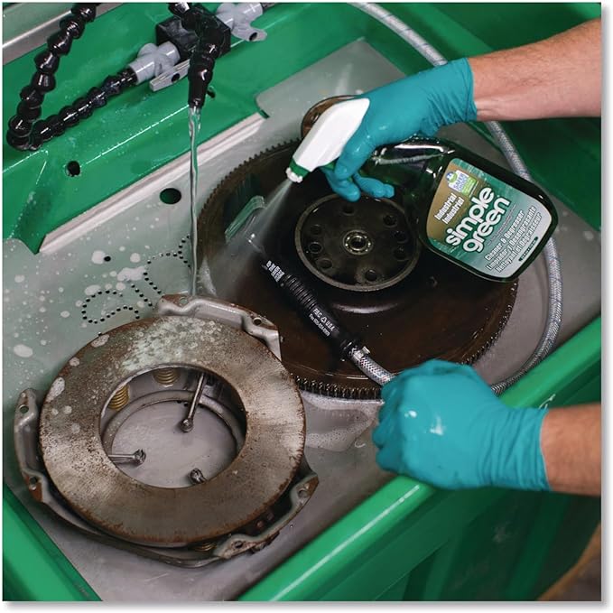 Simple Industrial Degreaser Cleaner Concentrated 24 Fl Oz bundled with Micro Fiber Cloth