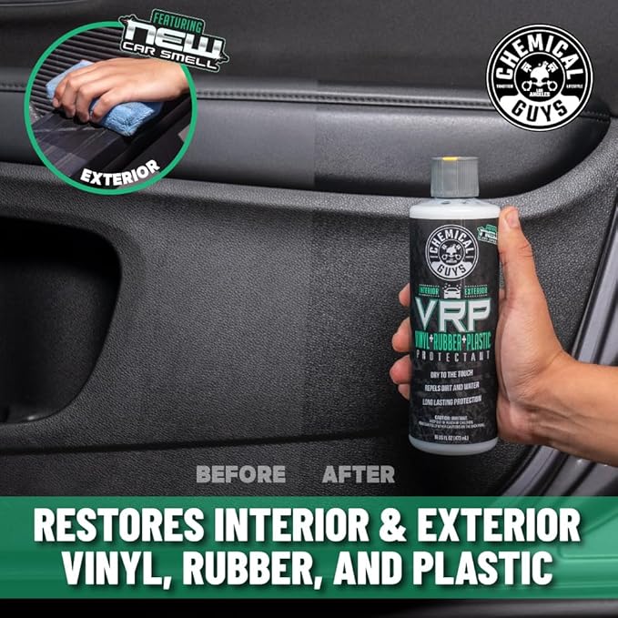 Chemical Guys Keep Your Car New Kit Ideal for Cleaning and Detailing. Includes New Car Scented VRP Total Interior Air Freshener and 3 Detailing Towels - 6 Piece Kit