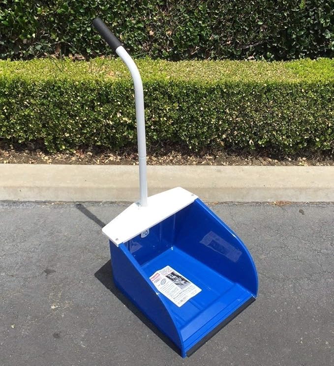 McLane Stand-Up Dust Pan Indoor and Outdoor Wide Mouth Dust Pan for Kitchen and Garage (DP5)