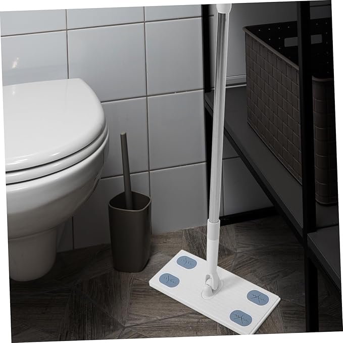Detachable Dust Mop with Replaceable Face Towel for Hardwood and Tile Floor Cleaning Electrostatic Floor Mop with Wide Surface Compatibility Easy-use Cleaning Tool for Home Use