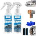 2026 New Multi-functional Quick-acting Rust Removal Spray Fast-acting Spray to Remove Iron Portable Car Rust Removal for Metal Tools Cars Chains (2PCS)