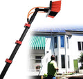 Window Cleaning Poles 3.6-11M Telescopic BrushWater Fed Telescopic BrushWater Fed Pole KitWindow Cleaning Pole Extendable Cleaner Conservatory Roof for30ft/9m-1