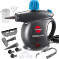 Handheld Steam Cleaner Pressurized Multi-Surface Steam Shot with 13 Accessories Safety Lock Steamer for Cleaning Floor Upholstery Grout Windows Couch and Car Grey