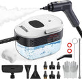 Steam Cleaner 3-Level Adjustable Steamer for Cleaning 15s Heat-Up 1.69 Quarts Tank High Pressure Steamer with 17 pcs Accessories for Kitchen Bathroom Grout Car Grease Floor