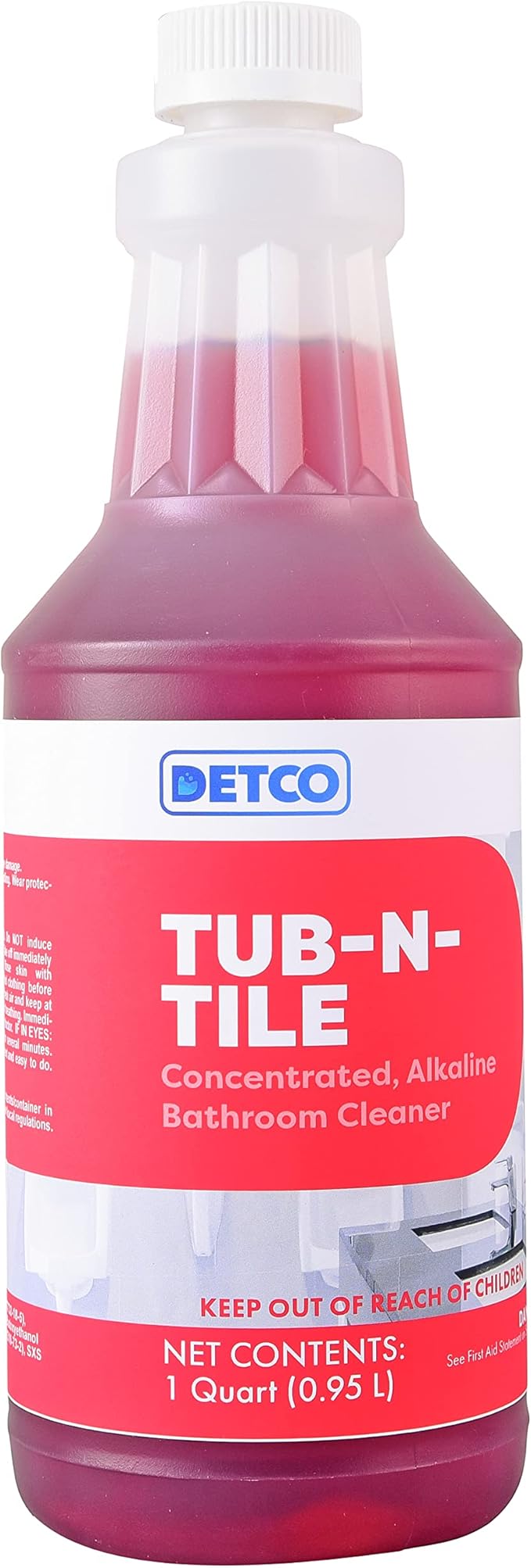 Detco-Tub-N-Tile -Multi-Purpose Cleaner-Concentrated Great on Soap Scum and Grime Remover - Just add 4 oz. to your spray bottle of water.Great for tubs tile and bathroom cleaner - 32 oz