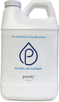 PUREFY Natural Air Cleanser (68oz Refill) Eliminate airborne inanimate contaminants and allergen matters. Odor eliminator. Unscented Hypoallergenic. No residue. Safe for babies and surfaces.