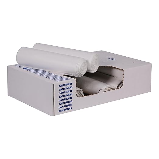 Heritage Products High-Density Waste Can Liners 4 gal 6 mic 17 x 18 Natural 2000/Carton