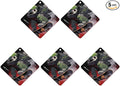 5PCS Car Air Freshener Hanging Personalized Double Sided Skull Rider Car Fresheners Long Lasting New Cars Scents Cute Automotive Freshies for Closets Drawers (tea)
