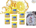 My Shaldan 7 Packs Lemon Scent Car Air Freshener Premium Quality Gel Based and Long Lasting Fresh Fragrance and YirehStore Finger Heart Car Hanging Freshener