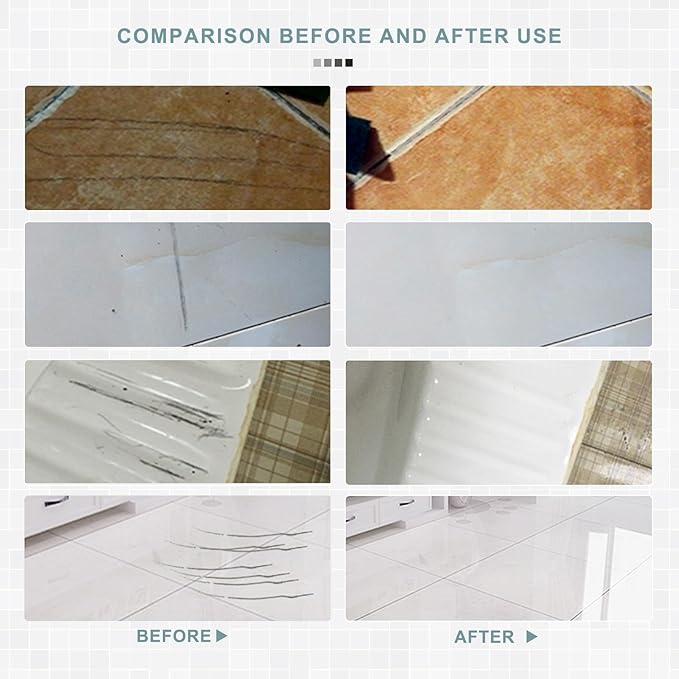 Ceramic Stone Crystal Coating Agent - Kitchen Quartz Tile Cleaner Stain Removal &amp Scratch Repair(3PCS)