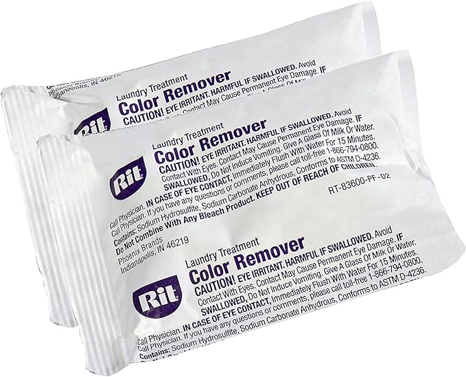 Rit Dye Laundry Treatment Color Remover Pack of 8