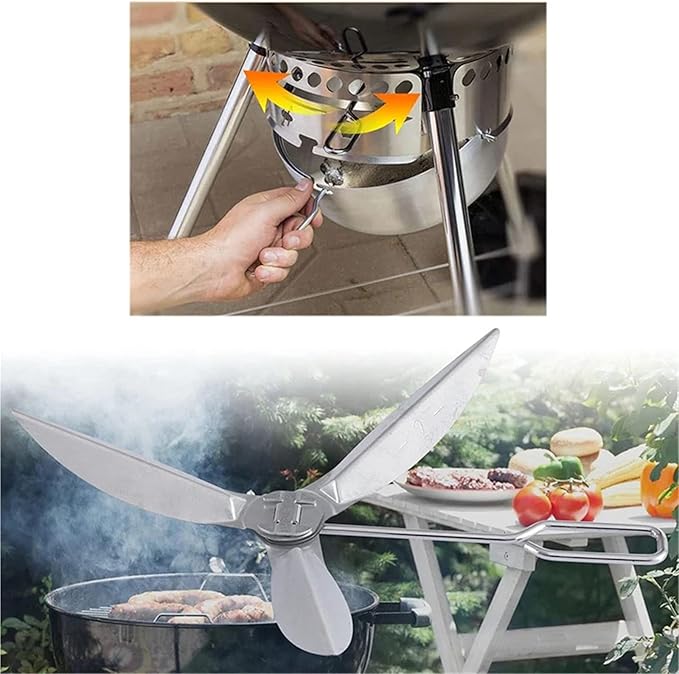 One-Touch Cleaning System Kit Design for Kettle Grillfor Replacement PartsSteel Accessories