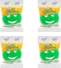 Scrub Daddy Essentials - Washing Up Sponges Multipack Dish Sponge for Cleaning Kitchen &amp Bathroom Texture Changing Scratch-Free Cleaning Sponge Odour Resistant Dishwasher Safe - Pack of 4