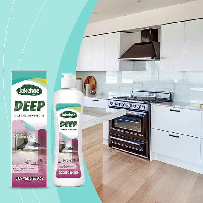 Household Grease Cleaner Multi-Purpose For Kitchen &amp Bathroom Dissolves Tough Grease Limescale &amp Stains No Dilution Easy To Use(3PCS)