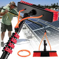 Water Fed Pole Kit Extension Pole Outdoor Window Cleaner Brush Solar Panel Cleaning Tool Washing Tool Tall Window Glass Cleaning5.4M/18FT