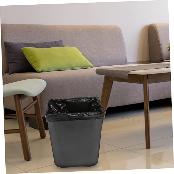 25pcs Thickened Hdpe Garbage Bags Large Trash Bags for Bathroom Kitchen Bedroom Strong Tear-resistant Liners for Easy Waste Disposal and Leak Protection