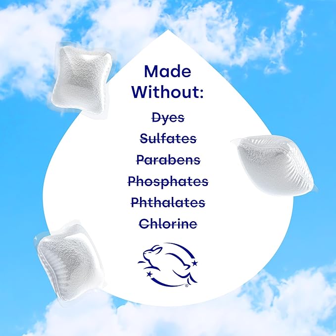 Dropps Odor Eraser Pods (64 Count) - Powered by TriCore Erase | Use With Detergent | Odor Remover | For Sweat Musty Towels Mildew Pet &amp Body Odors | Clean Laundry Booster | Plastic-Free Packagi