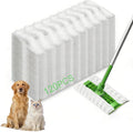 120ct Dry Sweeping Cloths Refills for Swiffer Sweeper Mop + Deluxe Heavy Duty Dry Sweeping Cloths Disposable Microfiber Duster Mop Pads for Cleaning Hardwood Floor Dust and Pet Hair